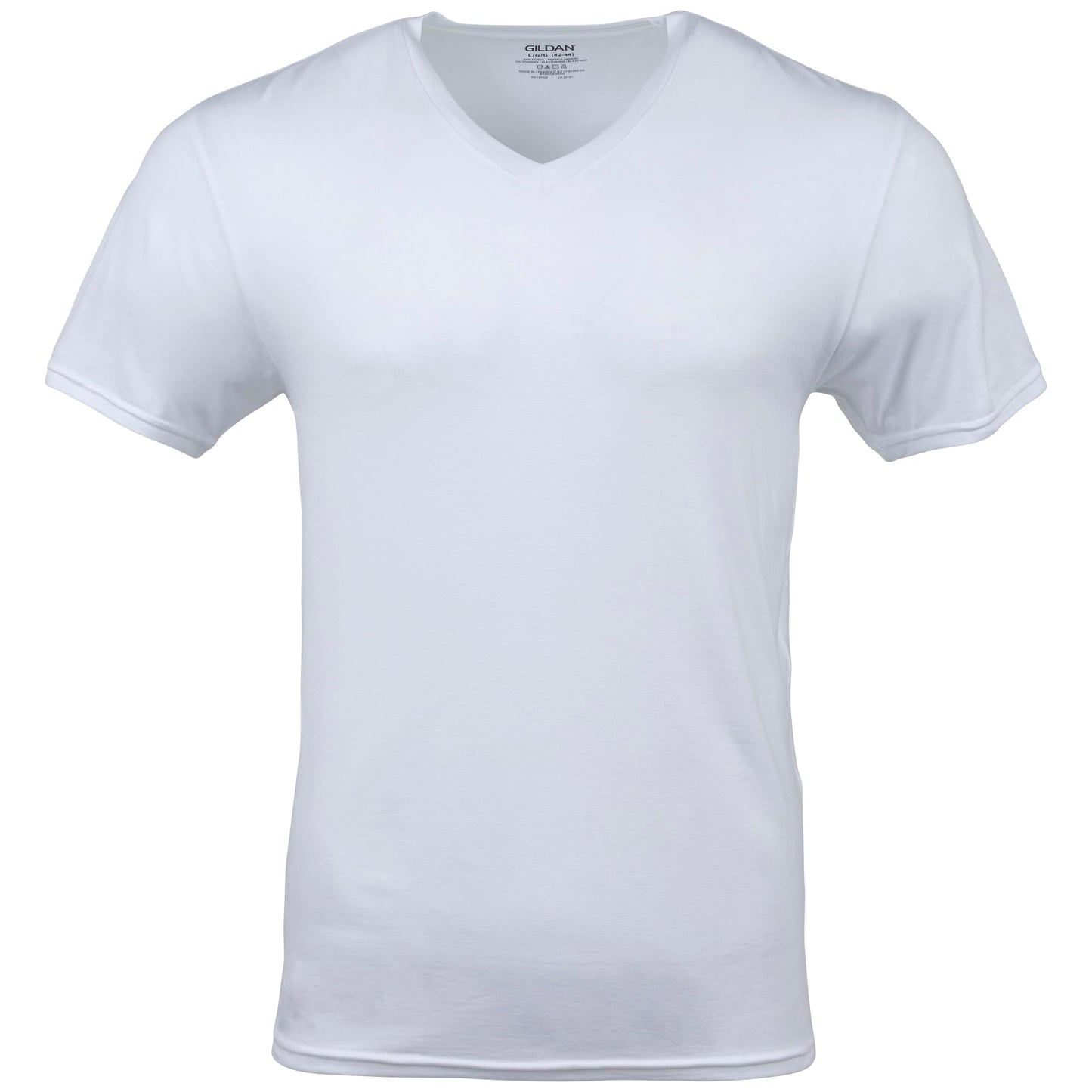 Gildan Men's V-Neck T-Shirts, Multipack, Style G1103, White (6-Pack), X-Large 🍁 All In One Marketplace Canada