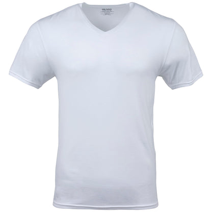 Gildan Men's V-Neck T-Shirts, Multipack, Style G1103, White (6-Pack), X-Large 🍁 All In One Marketplace Canada