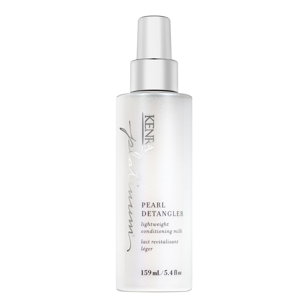 Kenra Platinum Pearl Detangler Leave-In Conditioner | Heat Protectant Spray up to 450F | Lightweight Conditioning Milk for Hair Moisture & Shine | All Hair Types | 5.4 fl. oz.