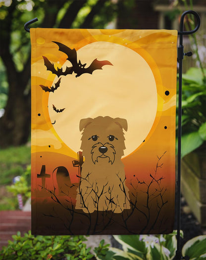 Caroline's Treasures BB4326GF Halloween Glen of Imal Tan Flag Garden Size, Small, Multicolor