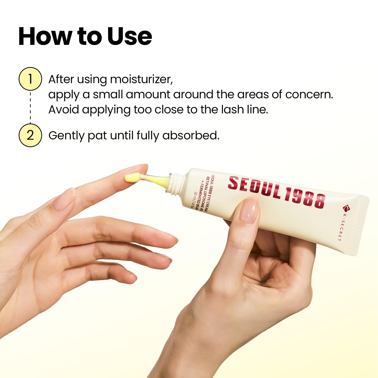 Seoul 1988 Eye Cream: Retinal Liposome 4% +Fermented Bean 30ml - Available at All In One Marketplace Canada