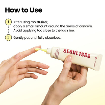 Seoul 1988 Eye Cream: Retinal Liposome 4% +Fermented Bean 30ml - Available at All In One Marketplace Canada