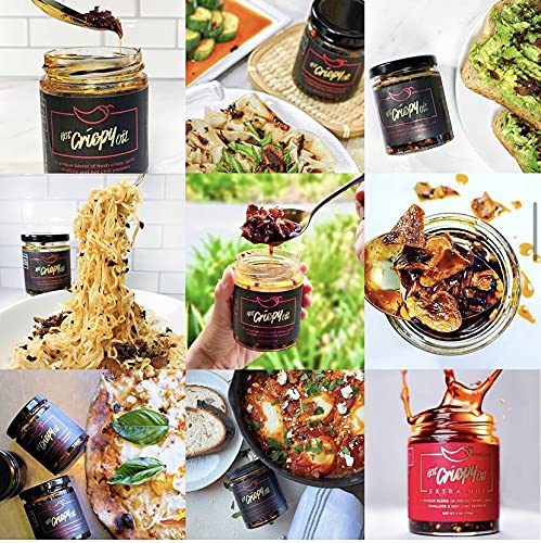 Hot Crispy Oil Original – All-Natural Blend with Fried Shallots, Garlic & Chili Peppers, 170g