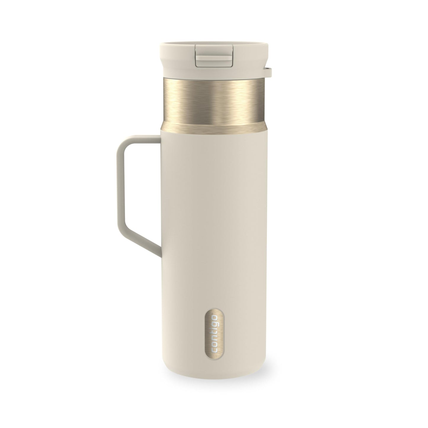 Contigo SnapSeal 20 oz Travel Mug w/Side Handle | Vacuum-Insulated Stainless Steel for Hot Coffee & Tea or Cold Drinks | Spill-Proof Lid w/Straw Compatibility | BPA & Lead-Free | Dishwasher Safe 🍁 All In One Marketplace Canada