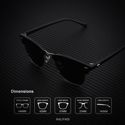 KALIYADI Polarized Sunglasses for Men and Women Unisex Sun glasses UV Blocking Lightweight