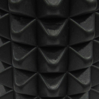 IBF Iron Body Fitness Acupoint Foam Roller - 12", High-Density EVA Foam Roller for Deep Tissue Massage, Back Pain, Yoga, and Physical Therapy - Black and Red IBF IRON BODY FITNESS