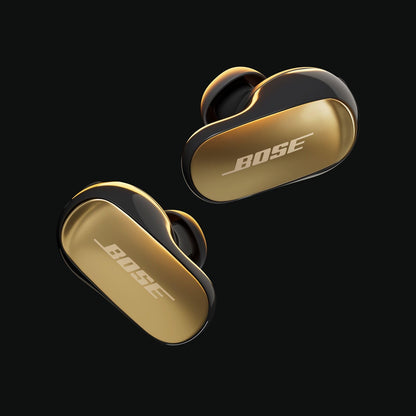 Bose QuietComfort Ultra Earbuds (2nd Gen) - Wireless Noise Cancelling Earbuds with Mic, Immersive Audio, USB-C Charging, Up to 6 Hours Battery, IPX4 Rating, Desert Gold - Limited Edition BOSE