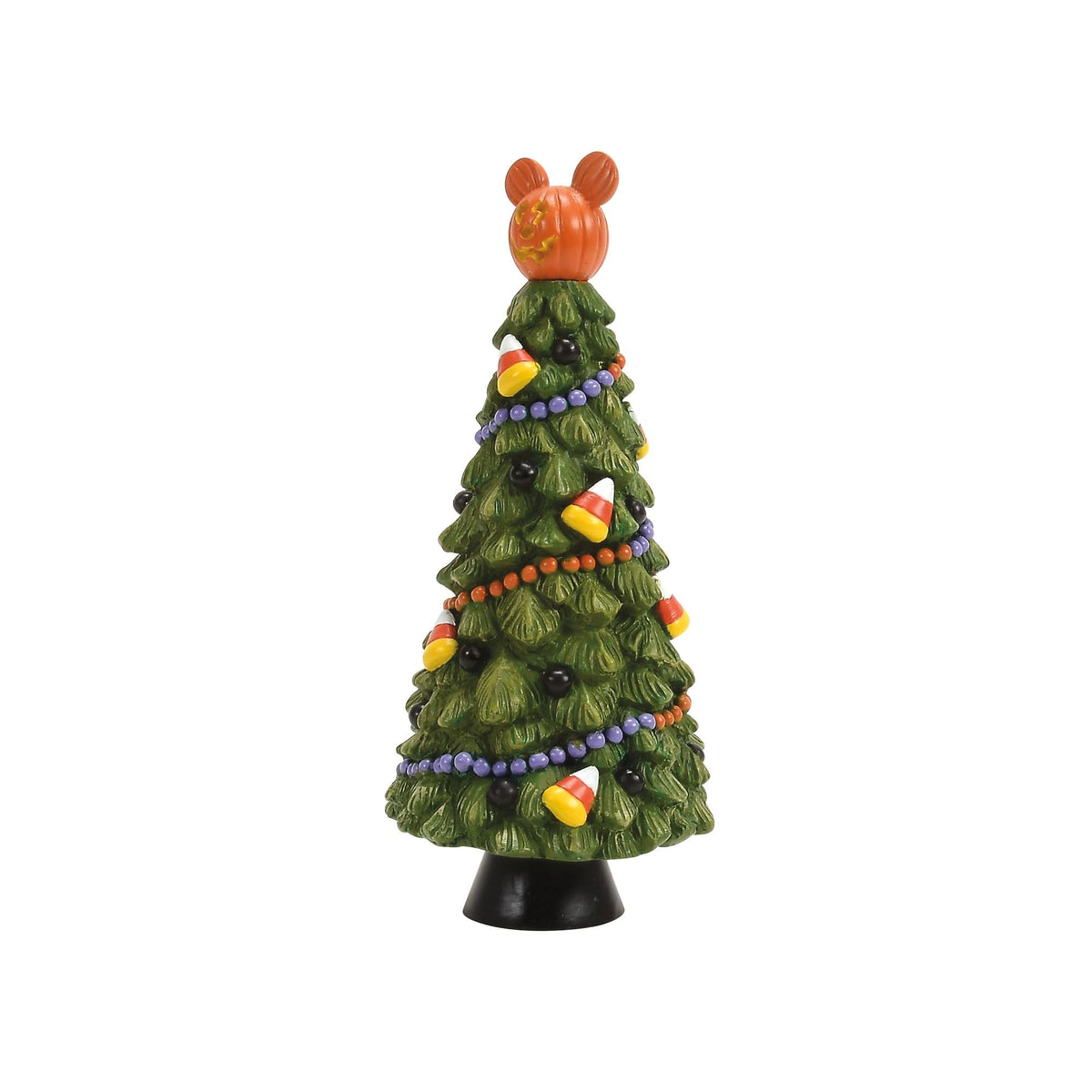 Figurine d'arbre Pumpkintown Manor pour village d'Halloween Disney Department 56, 16,8 cm, multicolore