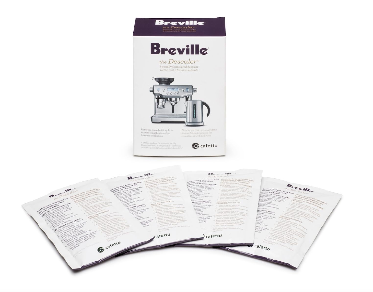 Breville BES007 The Descaler for Espresso Machines, One Size