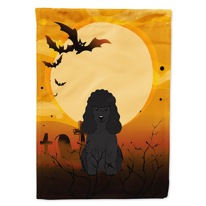 Drapeau de maison en toile Caroline's Treasures BB4337CHF Halloween Caniche Noir, Grand, Multicolore