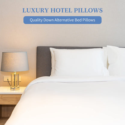 SHERWOOD Hotel Collection Soft Down Alternative Bed Pillows (Queen) - Available at All In One Marketplace Canada