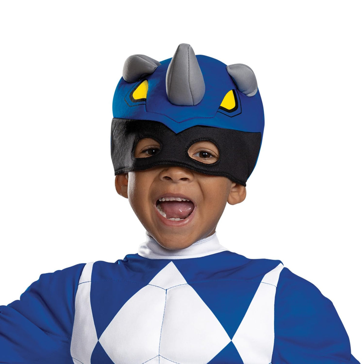 Blue Ranger Toddler Muscle Costume, Official Power Rangers Halloween Costume, Toddlers Size (2T)