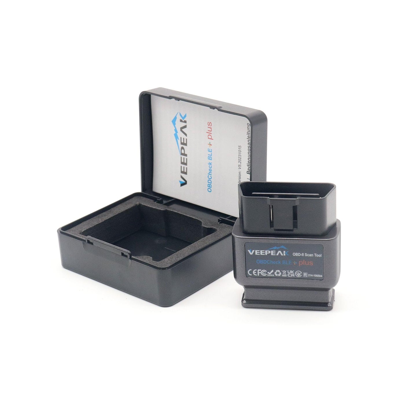 Veepeak OBDCheck BLE+ Bluetooth OBD II Scanner Car Check Engine Light Code Reader Auto Diagnostic Scan Tool for iOS & Android