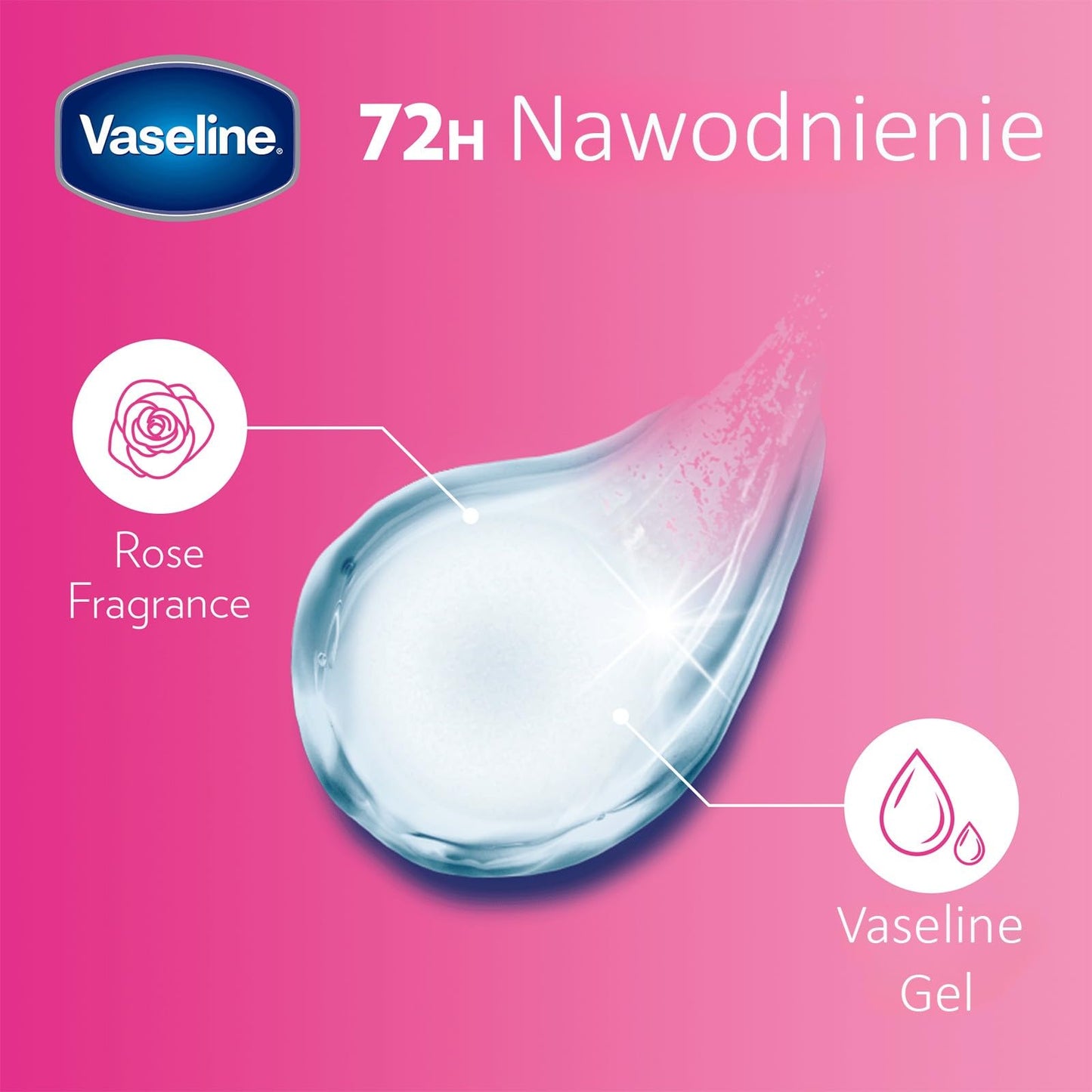 Vaseline® Lip Therapy® Rosy Lips Mini, Long-lasting moisturization with a light rosy fragrance and color.