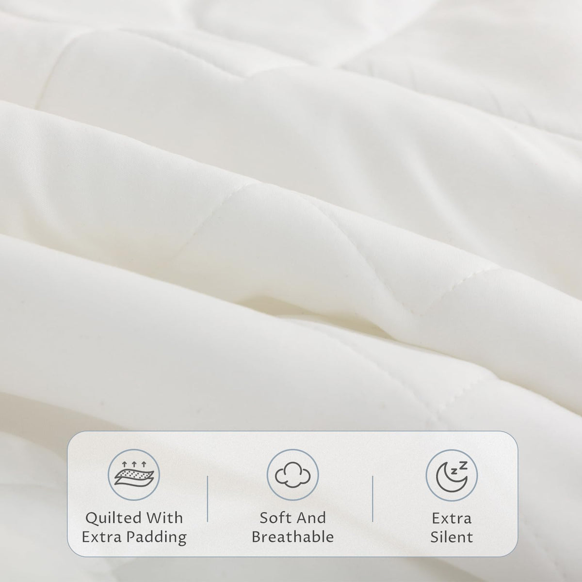 Heated Mattress Pad King, Quilted Surface, Preheat & Memory for Winter 🍁 All In One Marketplace Canada