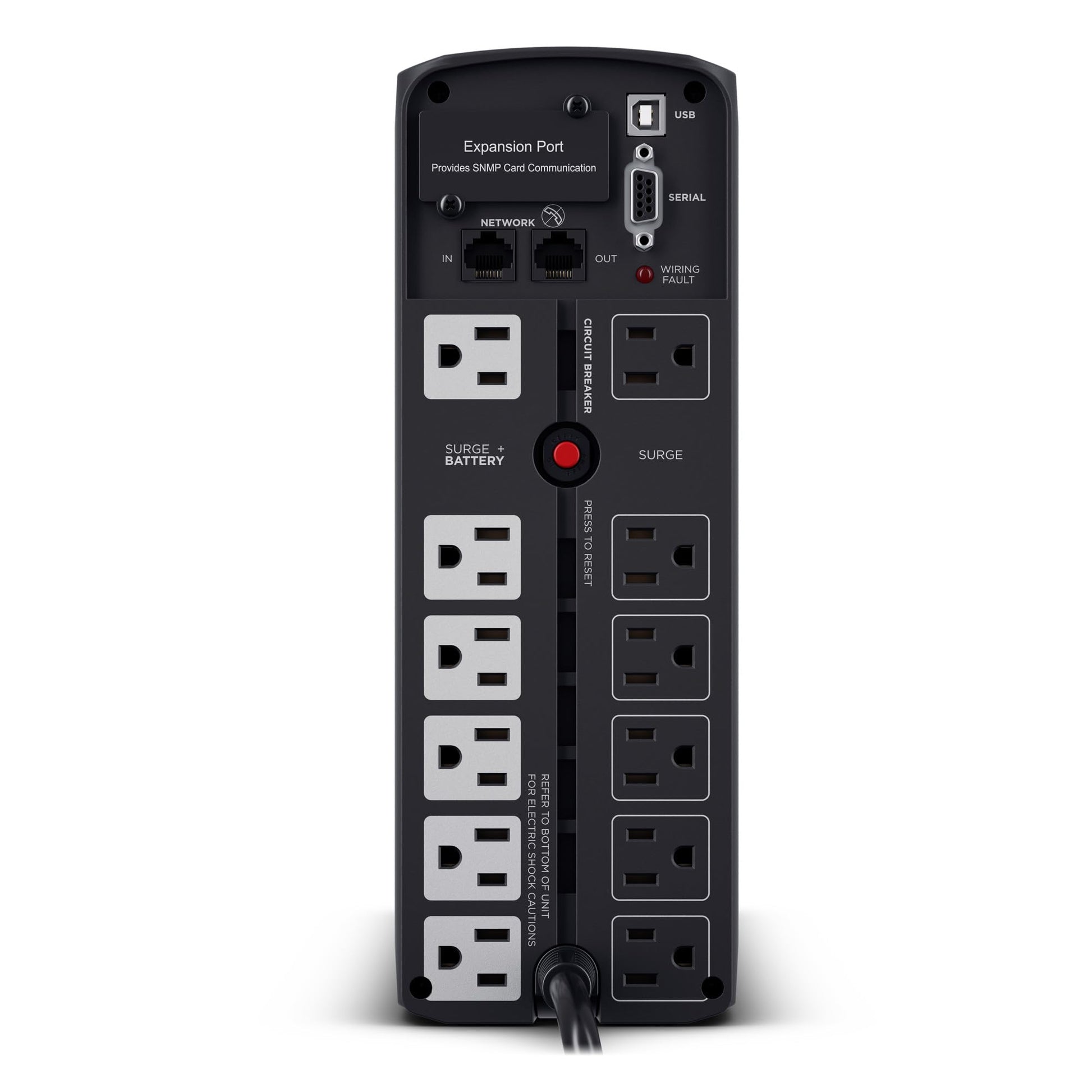 CyberPower CP1500PFCLCD PFC Sinewave UPS System, 1500VA/1000W, 12 Outlets, AVR, Mini Tower, Black - Available at All In One Marketplace Canada