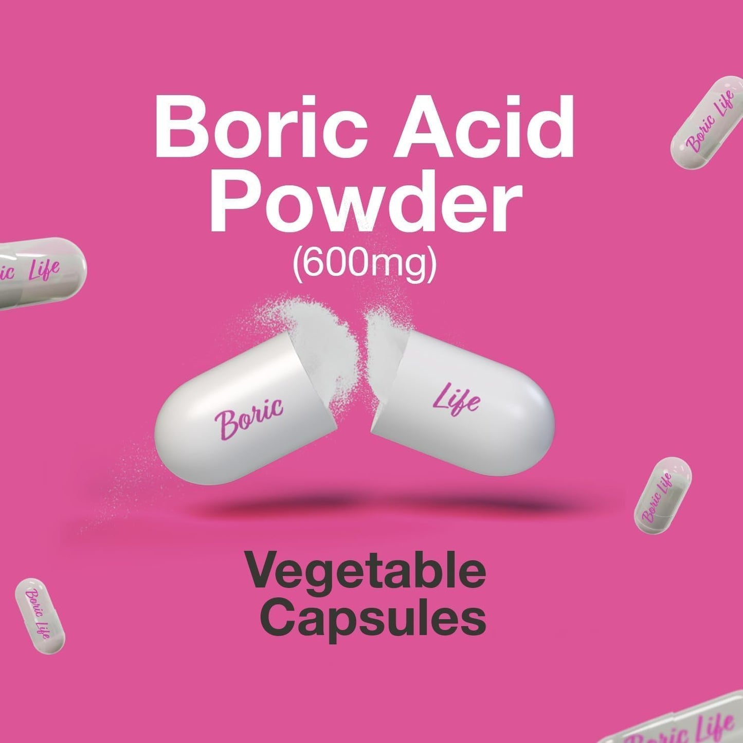 NutraBlast Boric Acid Vaginal Suppositories - 100% Pure Made in USA - Boric Life Intimate Health Support (14 Count) - Available at All In One Marketplace Canada