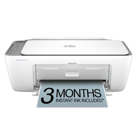 HP DeskJet 2855e Wireless All-in-One Printer, Scanner, Copier