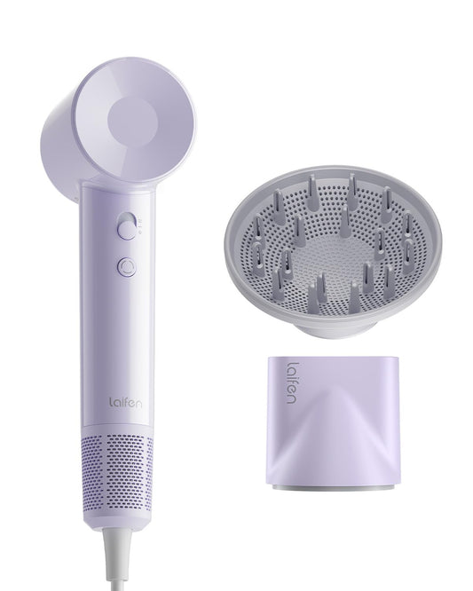 Laifen SE Lite Professional Hair Dryer, High-Speed Blow Dryer 100,000 RPM Brushless, Ionic Hair Dryer with Diffuser for Curly Hair , Fast Drying Low Noise, Diffuser Hair Dryer for Women and Men Lightweight Thermo-Control with 2 Nozzles, HD110 - Available at All In One Marketplace Canada