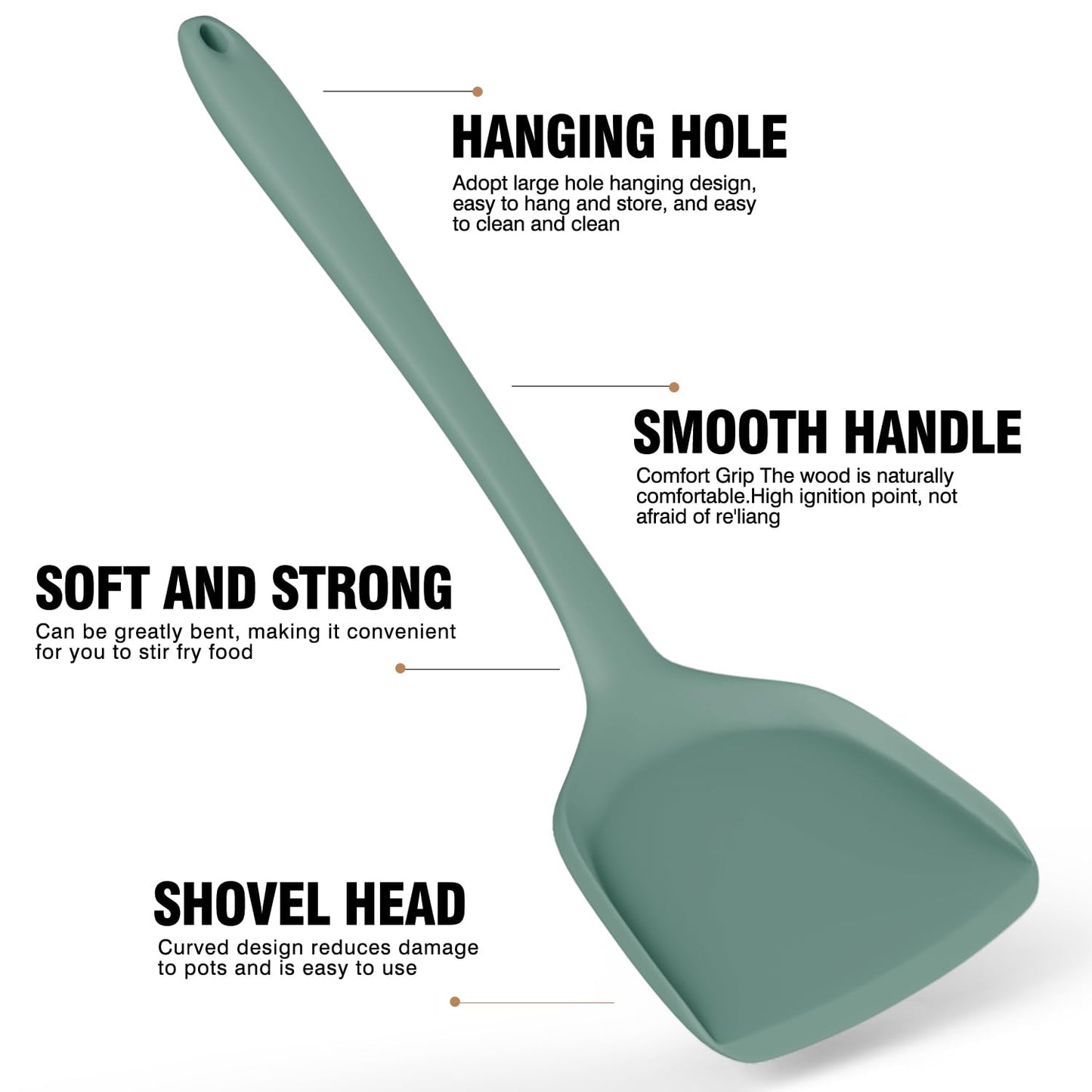Silicone Cooking Utensils Set - 446°F Heat Resistant Silicone Kitchen Utensils,Spatula,Spoon, All Clad Kitchen Utensil Sets Gadgets Tools for Nonstick Cookware,Dishwasher Safe BPA Free (Multicolor)