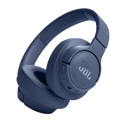 JBL Tune 720BT - Wireless Over-Ear Headphones with JBL Pure Bass Sound, Bluetooth 5.3, Up to 76H Battery Life and Speed Charge, Lightweight, Comfortable and Foldable Design (Blue) - Available at All In One Marketplace Canada
