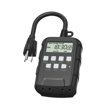 BN-LINK 7 Day Outdoor Heavy Duty Digital Programmable Timer Dual Outlet 🍁 All In One Marketplace Canada