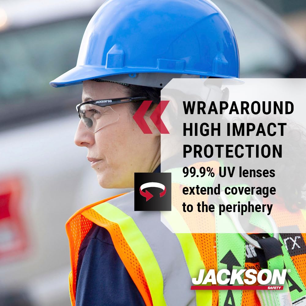 Jackson Safety 3-Pack SG Safety Glasses for Men & Women - CSA Z94.3 Jackson Safety