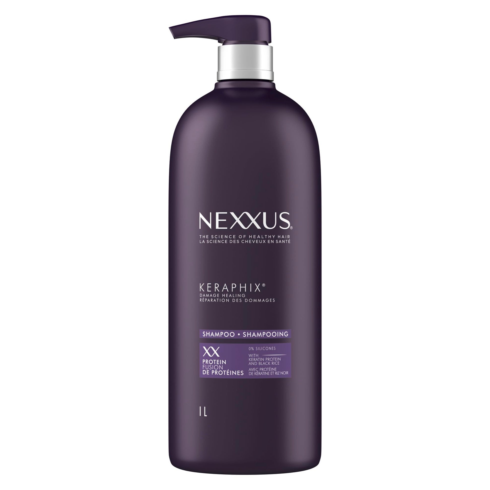 Nexxus Keraphix Damage Healing Shampoo with ProteinFusion Pump, 1L Nexxus
