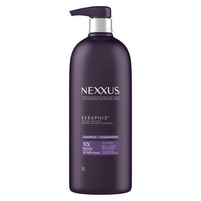 Nexxus Keraphix Damage Healing Shampoo with ProteinFusion Pump, 1L Nexxus