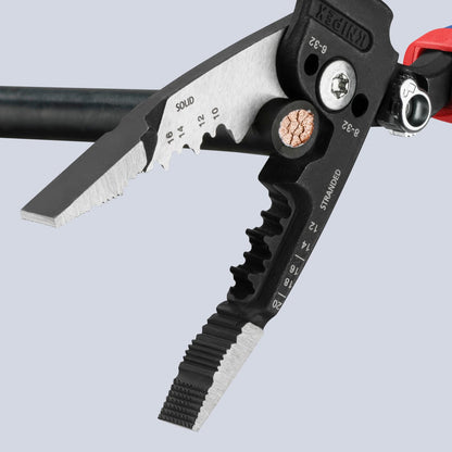 KNIPEX Tools 13 72 8 Forged Wire Stripper 10-20 AWG, 8"