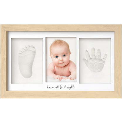 KeaBabies Baby Hand and Footprint Kit, Clay Keepsake Frame (Ash Wood) 🍁 All In One Marketplace Canada