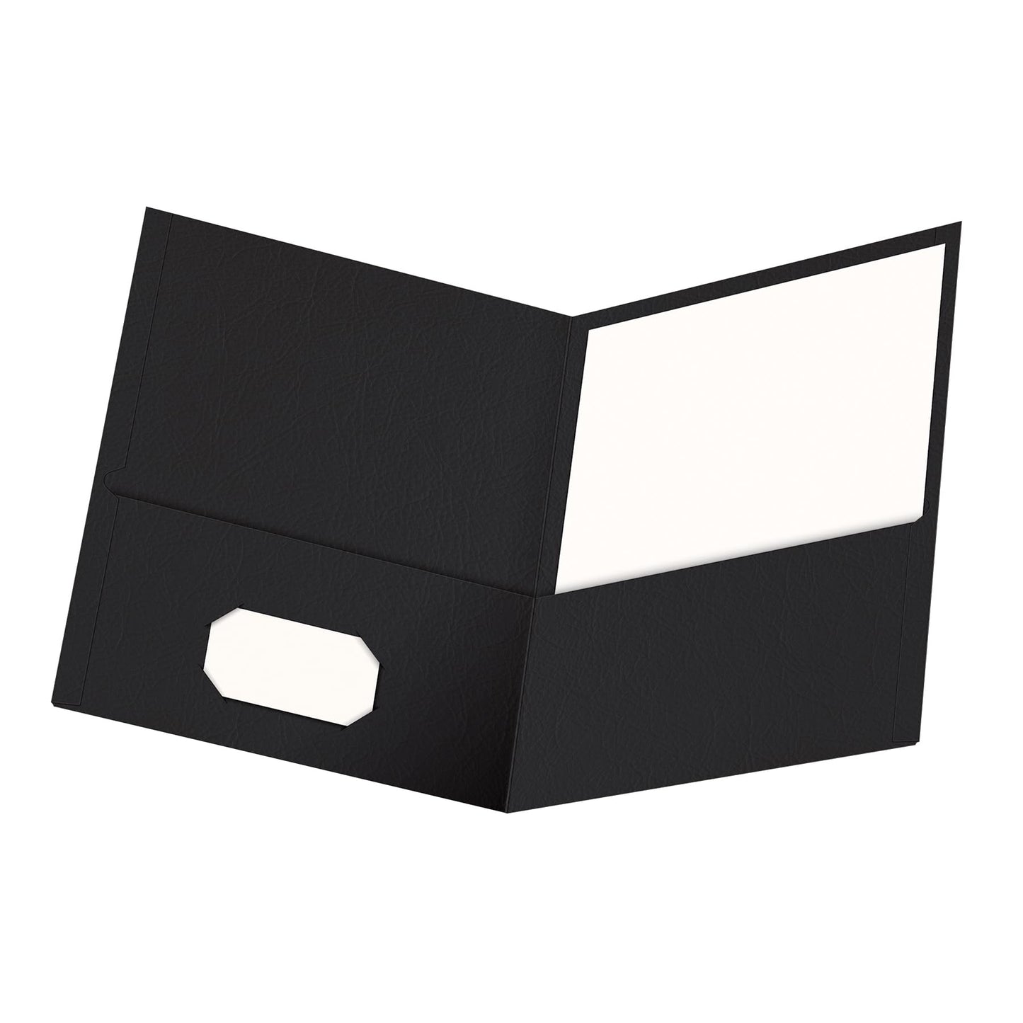 Oxford Twin Pocket Folders, Letter, Black, 25/Box 🍁 All In One Marketplace Canada
