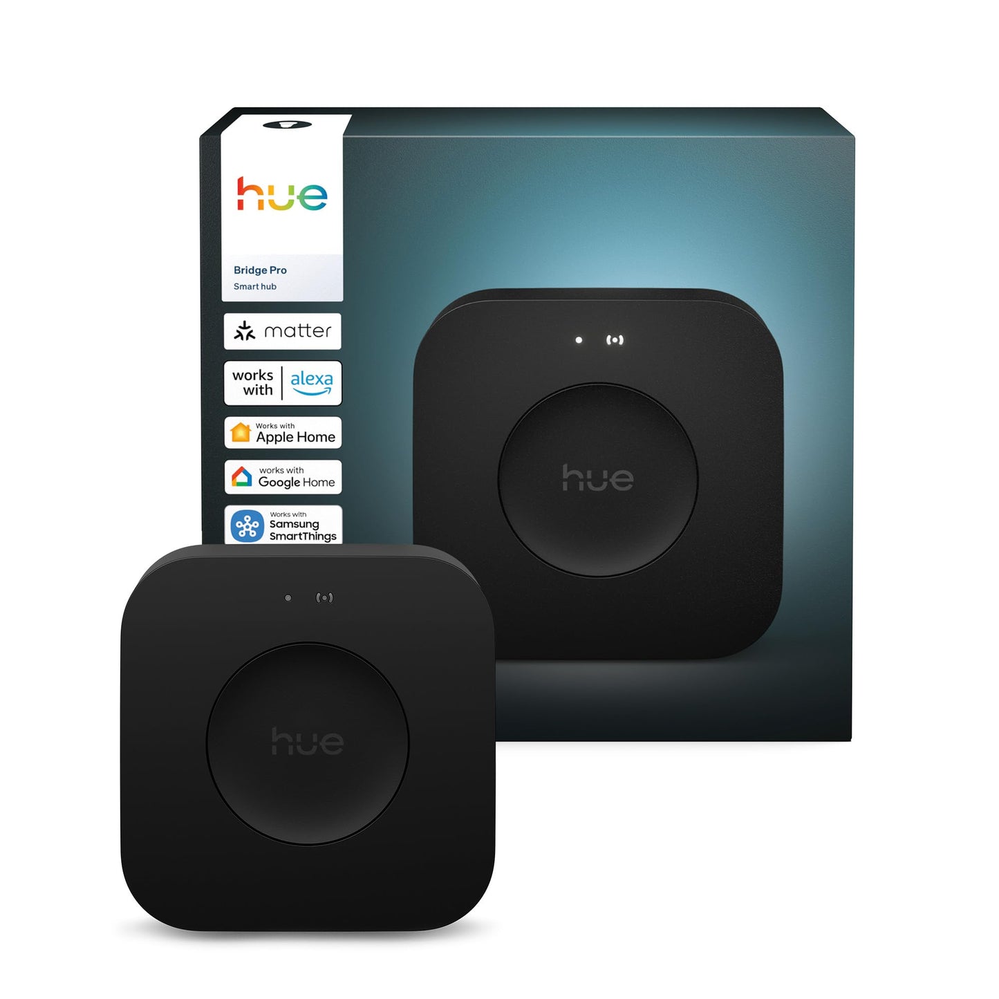 Philips Hue Bridge Pro, Smart Light Hub, Wireless, Advanced Encryption, Supports 150+ Lights and 50+ Accessories, Works with Apple Home, Amazon Alexa, Google Assistant, Samsung SmartThings Philips Hue