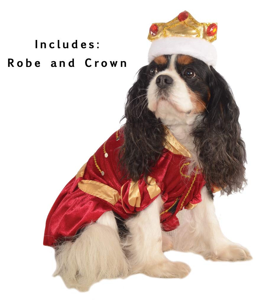 Costume pour animal de compagnie Halloween Classics Collection de Rubies Costume Co, petite taille, Roi rouge