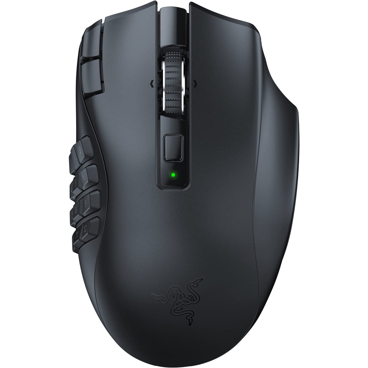 Souris gaming sans fil Razer Naga V2 HyperSpeed pour MMO, 400 h d'autonomie, noir