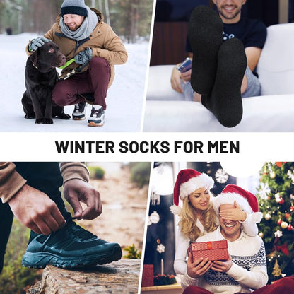SIMIYA 5 Pairs Merino Wool Socks Extra Thick for Winter Cold Weather 🍁 All In One Marketplace Canada
