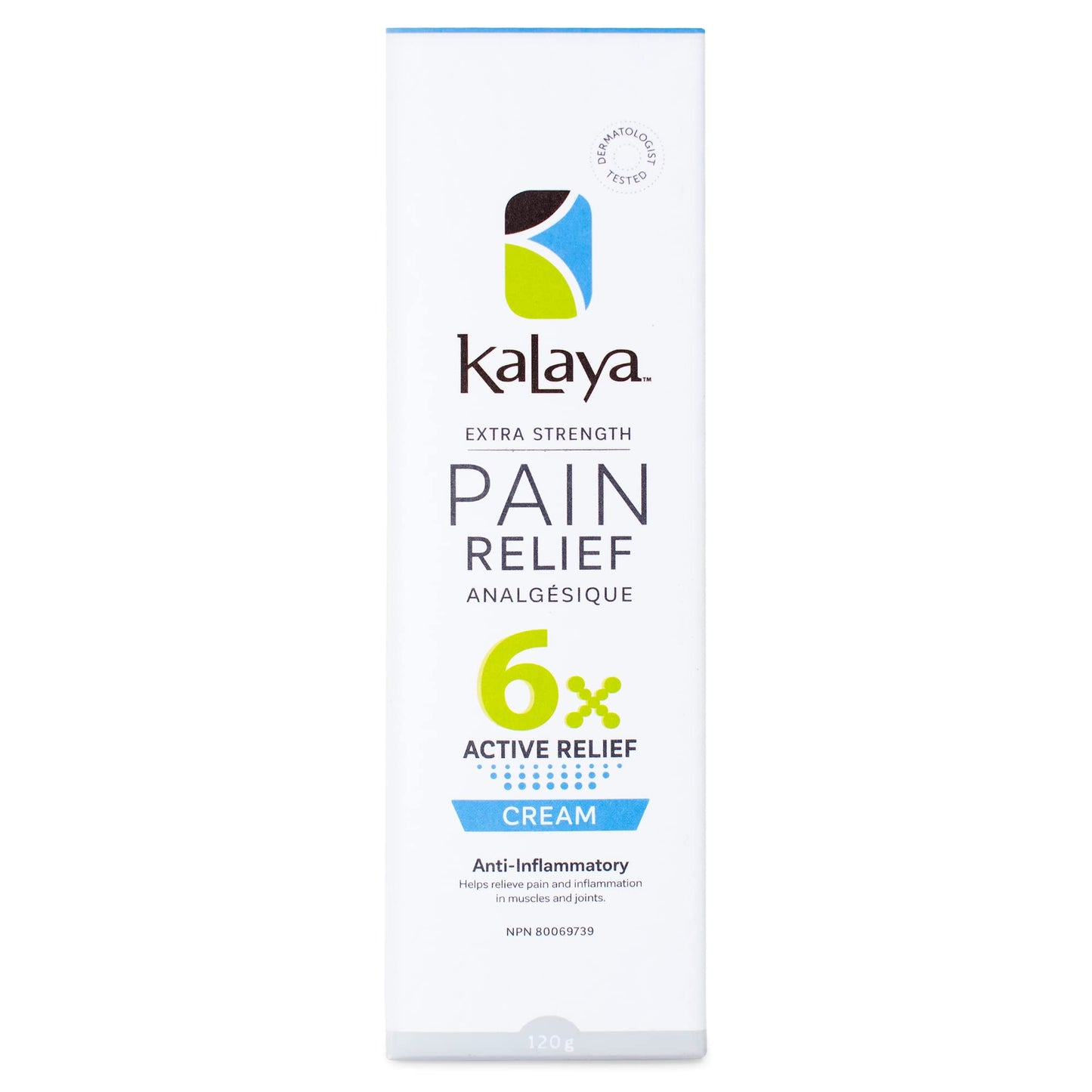 KaLaya 6X Extra Strength Pain Relief Cream with Arnica for Arthritis, Joint, Muscle, Back, Neck, Shoulder, Hand and Knee Pain- Medically formulated with 6 Natural Active, Pain Blocking & Anti inflammatory Ingredients (120g - Pack of 3) - Available at All In One Marketplace Canada