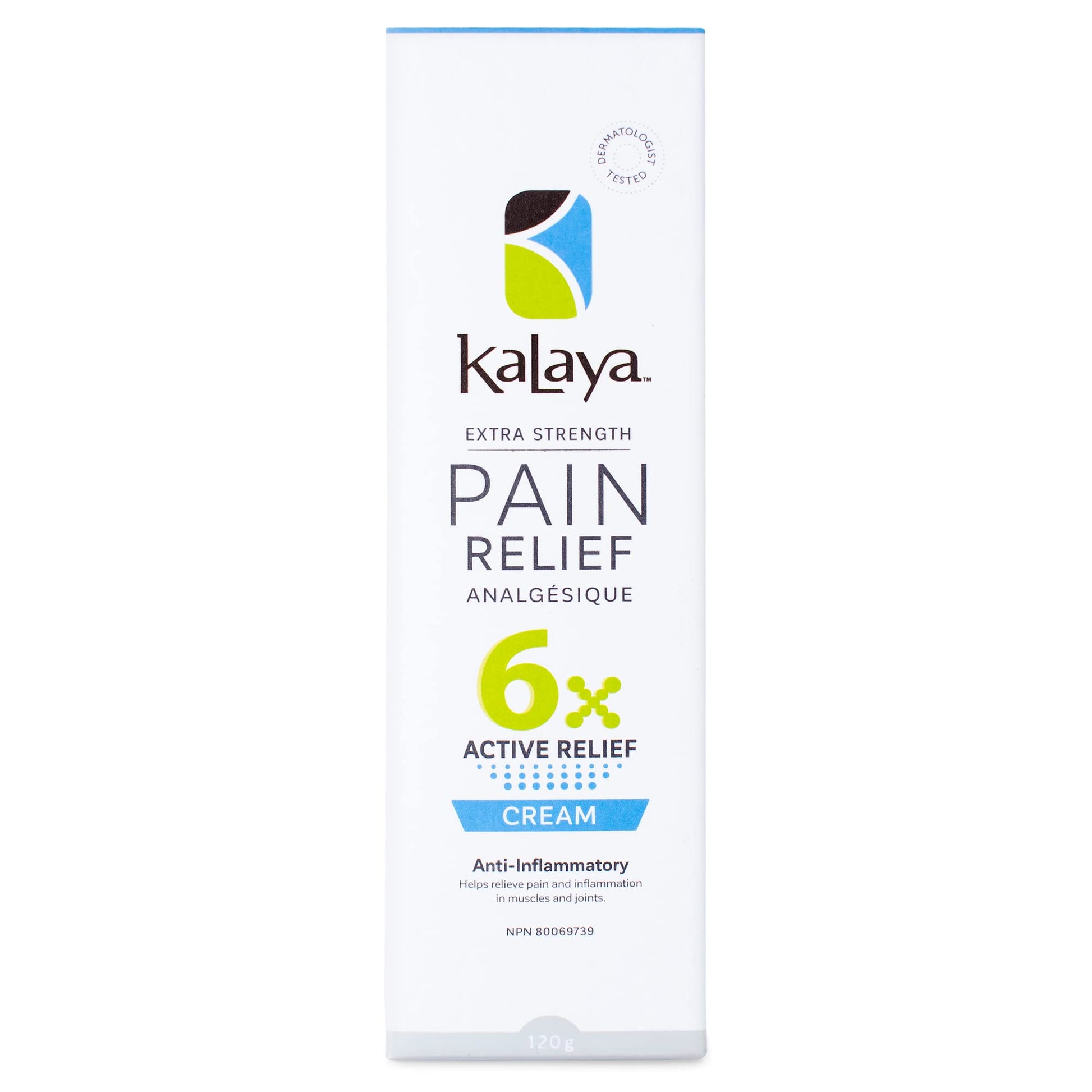 KaLaya 6X Extra Strength Pain Relief Cream with Arnica for Arthritis, Joint, Muscle, Back, Neck, Shoulder, Hand and Knee Pain- Medically formulated with 6 Natural Active, Pain Blocking & Anti inflammatory Ingredients (120g - Pack of 3) - Available at All In One Marketplace Canada