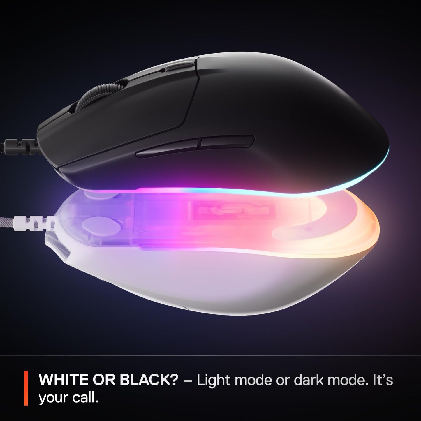 SteelSeries Rival 3 Gen 2 Gaming Mouse — 8500 DPI TrueMove Core Optical Sensor — 60 Million Click Durability — Low Latency — 77g Lightweight — 100% PTFE Feet — RGB — Black 🍁 All In One Marketplace Canada