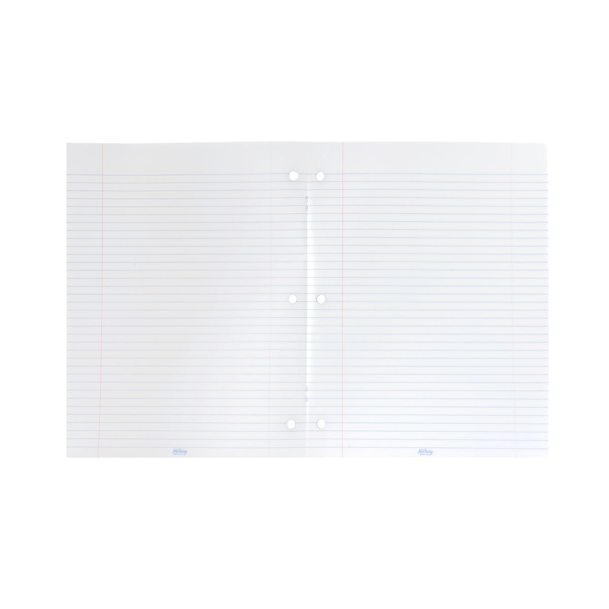 Hilroy Stitched Exercise Book, 7 mm Ruled with Margin, 3-Hole Punched, 80 Pages/40 Sheets, 20-Pack, Assorted Colour Covers (11184)