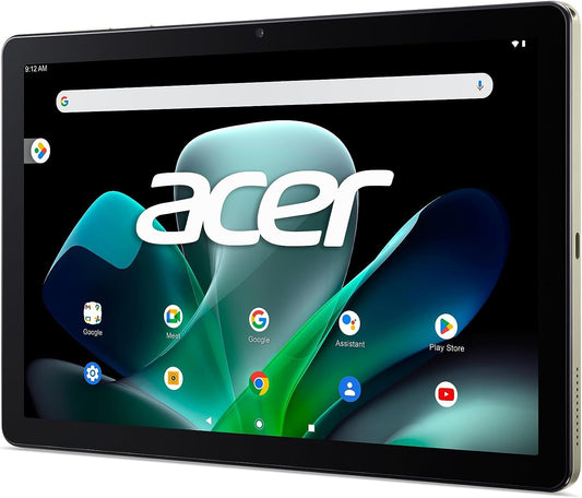 Tablette Acer Iconia 10,1" FHD 1920x1200 IPS, processeur MT8183, 4 Go de RAM, 128 Go eMMC, lecteur de carte MicroSD, caméras 5 Mpx/8 Mpx, BT 5.0, Android 12 (garantie fabricant de 1 an)