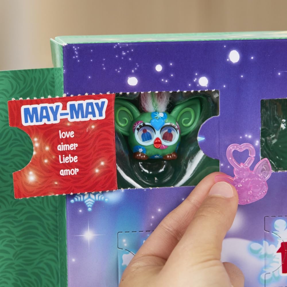 Furby Minis Advent Calendar for Kids 6 Years and Up, 24 Days of Surprise Holiday Toys with 1-Inch Figures, Stickers & Fun Accessories 🍁 All In One Marketplace Canada