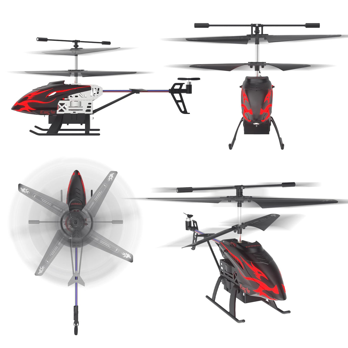 Remote Control Helicopter for Kids with 30-Minute Flight Time, LED Light Effects, Altitude Hold, One-Key Takeoff/Landing, for Boys and Girls Ages 6+, Perfect Christmas and Birthday Gifts 🍁 All In One Marketplace Canada