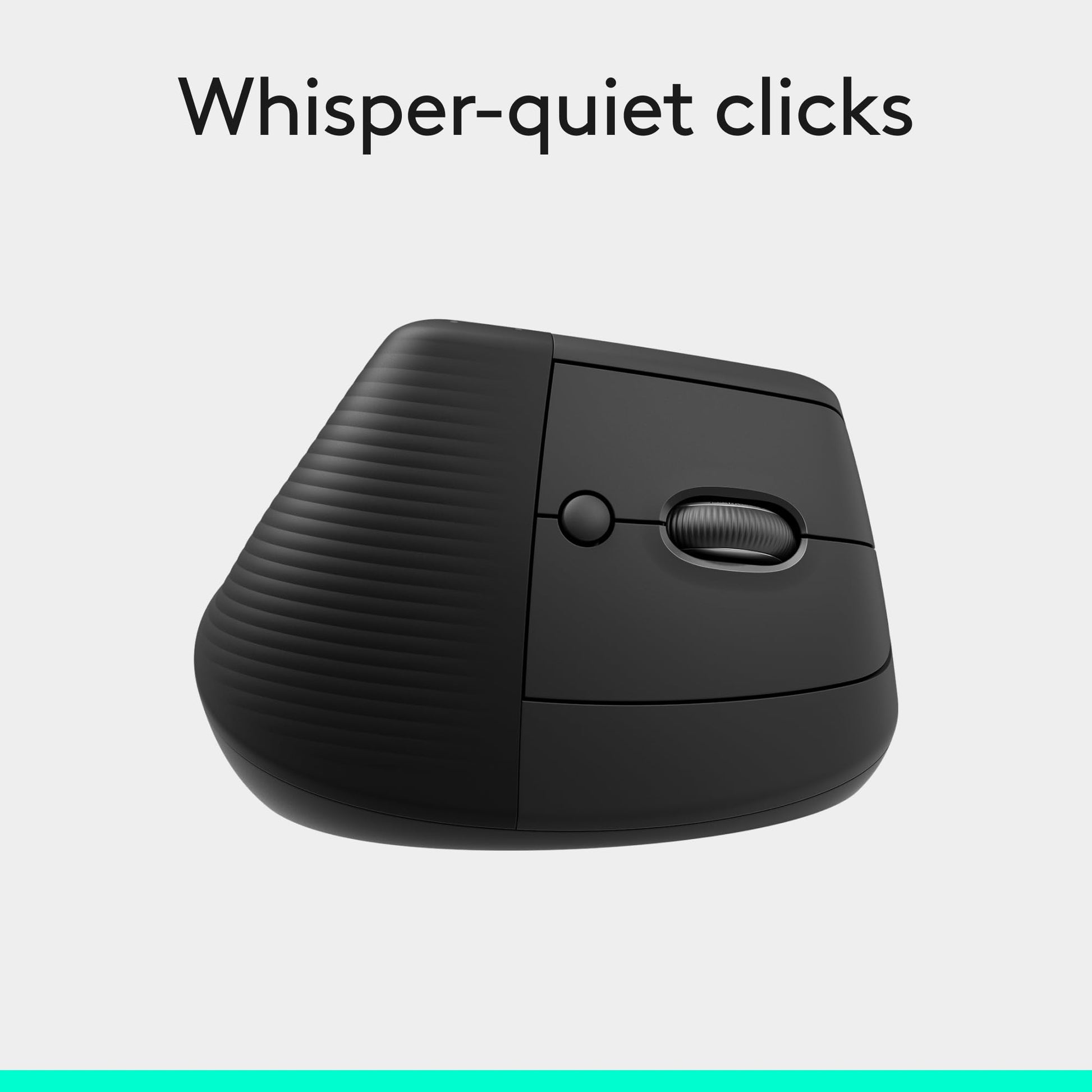 Logitech Lift Vertical Ergonomic Mouse, Wireless, Bluetooth or Logi Bolt USB Receiver, Quiet clicks, 6 Buttons, Compatible with Windows/macOS/iPadOS, Laptop, PC - Graphite - Available at All In One Marketplace Canada
