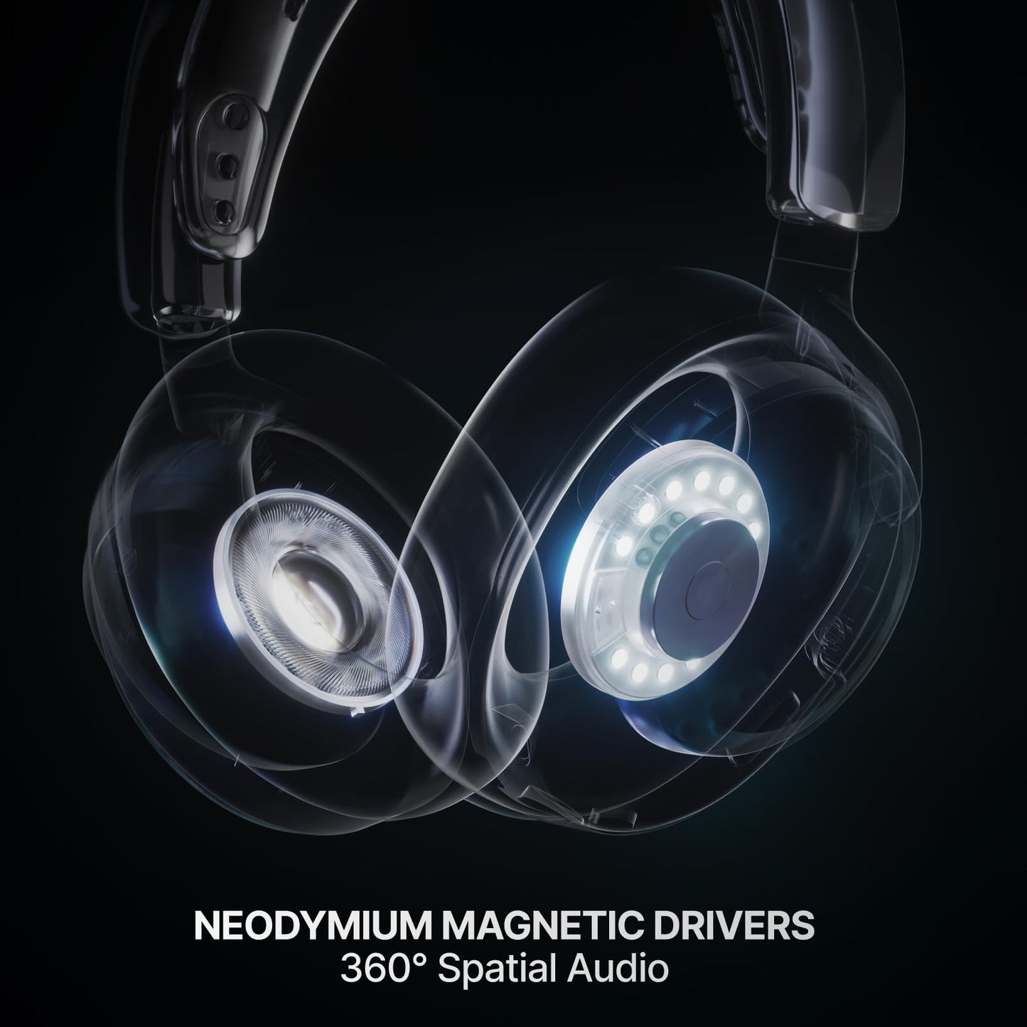 SteelSeries Arctis Nova 7 Wireless Gen 2 Gaming Headset - Real-Time App Control, 50+ HR Play, Neodymium Drivers, Mix 2.4GHz/Bluetooth, PC, PS5, PS4, Switch 1/2, Mobile - Black