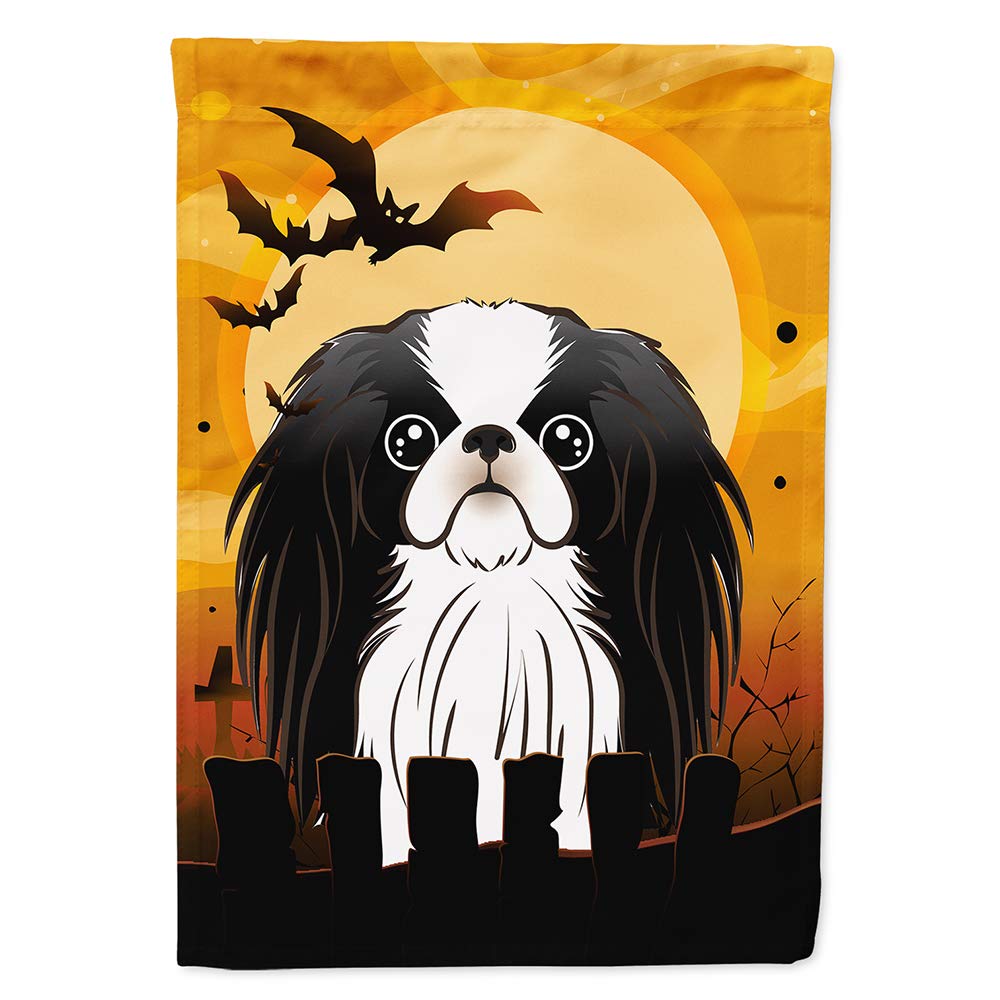 Drapeau de maison en toile Halloween Japanese Chin BB1788CHF de Caroline's Treasures, multicolore, grand