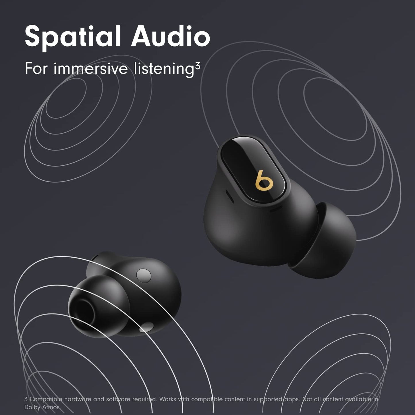 Beats Studio Buds + | True Wireless Noise Cancelling Earbuds, Enhanced Apple & Android Compatibility, Built-in Microphone, Sweat Resistant Bluetooth Headphones, Spatial Audio - Black 🍁 All In One Marketplace Canada