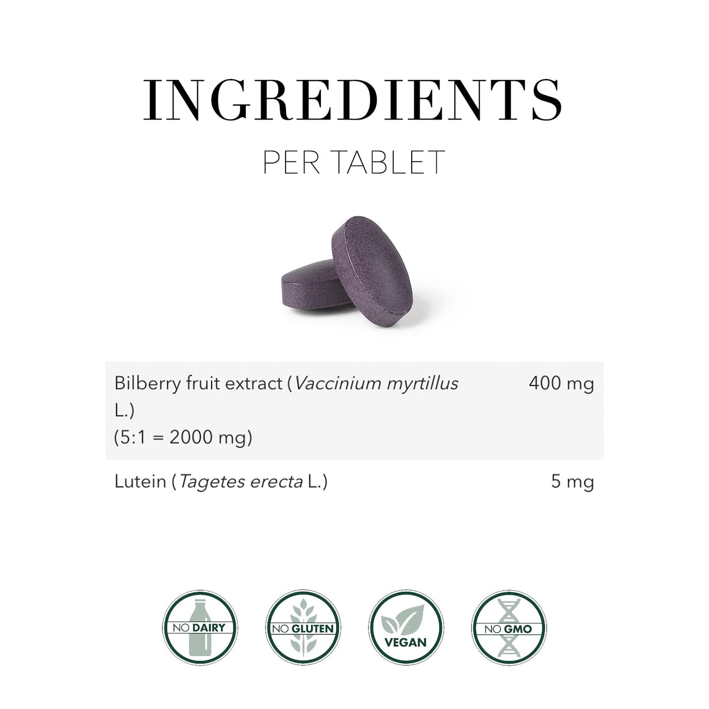 New Nordic Blue Berry Strong 120 Coated Tablets, 60-Day Supply, Vegan Eye Support Supplement with Bilberry & Lutein for Clear Vision & Macular Health - Available at All In One Marketplace Canada