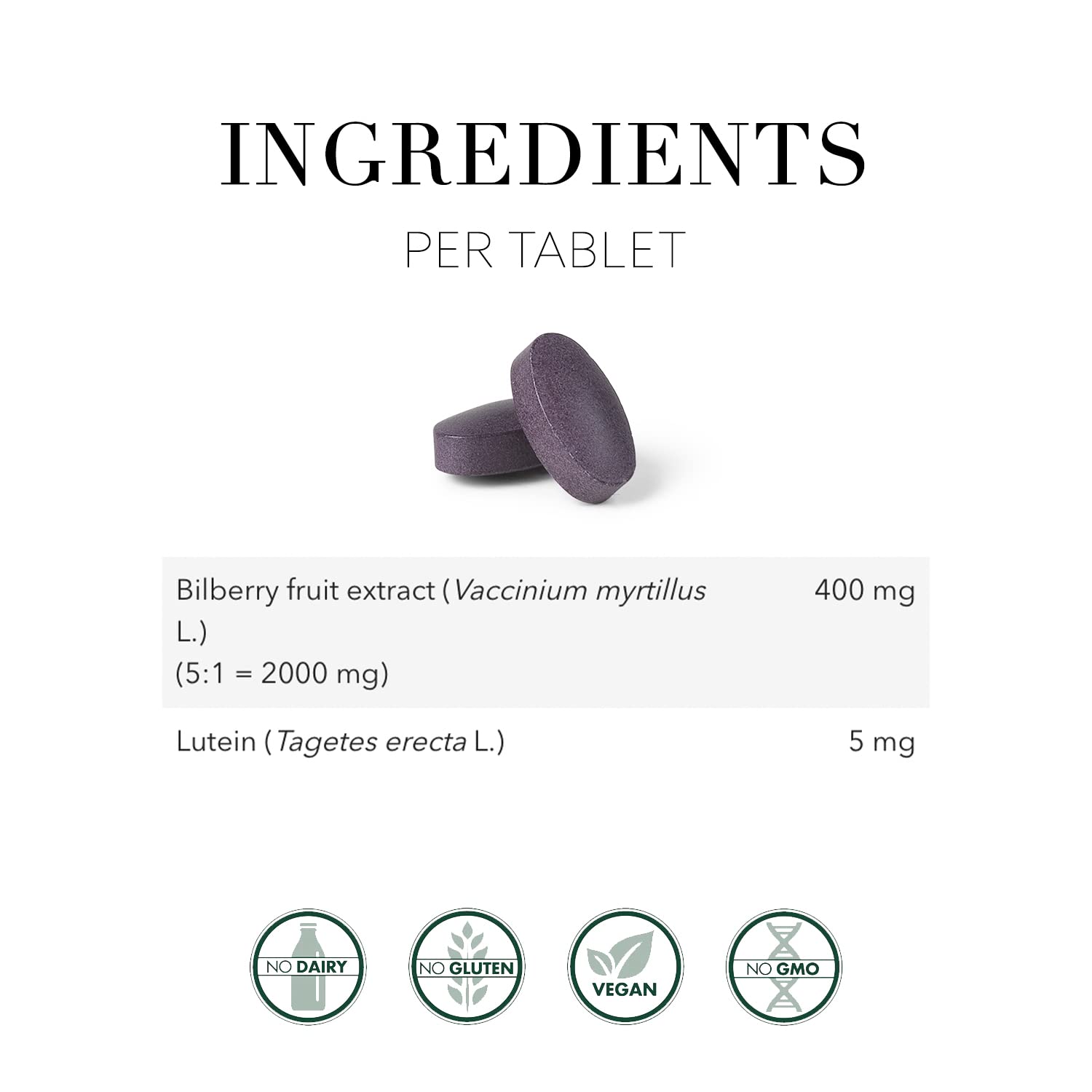 New Nordic Blue Berry Strong 120 Coated Tablets, 60-Day Supply, Vegan Eye Support Supplement with Bilberry & Lutein for Clear Vision & Macular Health - Available at All In One Marketplace Canada