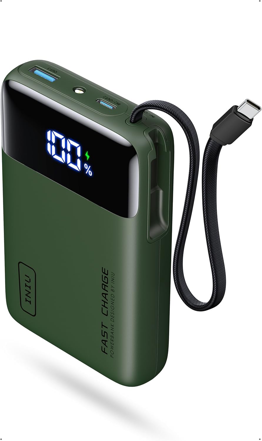 INIU 20000mAh Power Bank, Smaller 45W Fast Charging Travel Portable Charger
